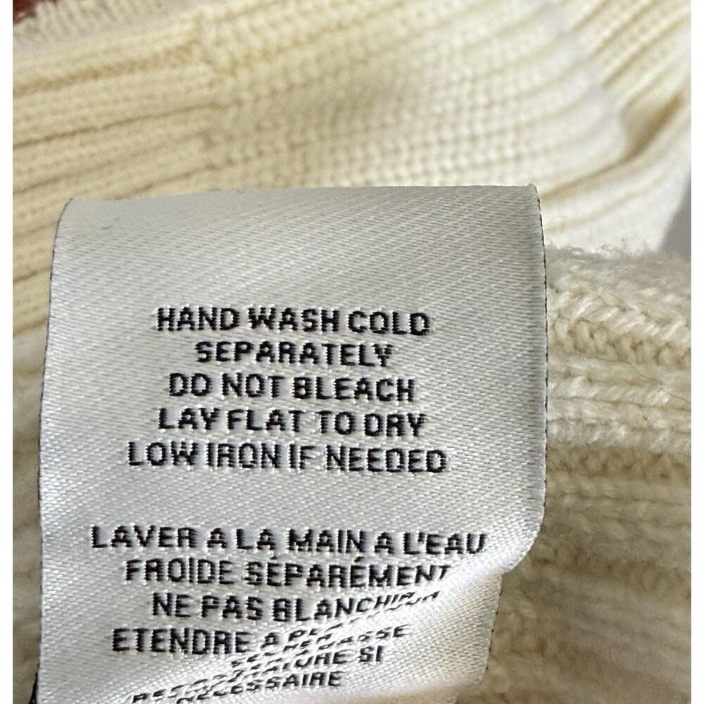 Oat New York Cardigan Women’s Sz M Varsity Style Open Front Cotton Blend - Picture 6 of 8